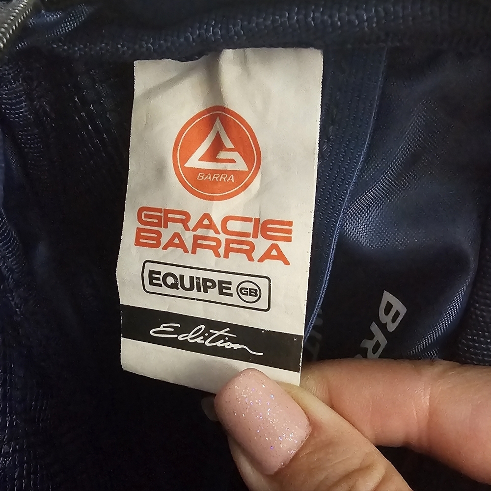 Gracie Barra Fanny Pack Navy Blue Jiu- Jitsu Belt Bag - Picture 5 of 5